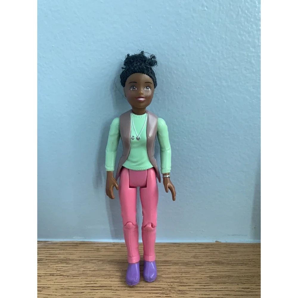 2002 Mattel Loving Family African American Family Mom Woman Dollhouse Figure AA